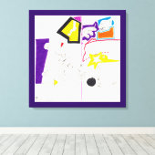 Nachttekening en nap tekening 02 Canvasafdruk Canvas Afdruk (Insitu (Houten vloer))