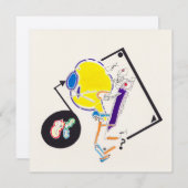 Nachttekening en nap tekening 15 Vreemde vierkant  Kaart (Voorkant / Achterkant)