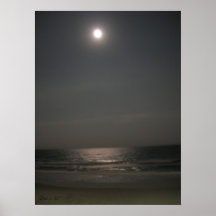 Nachttijd bij de strand