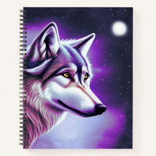 Nachttijd Mystical Wolf Notitieboek
