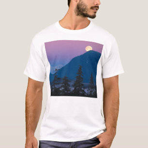 Nachtval in Alaska T-shirt