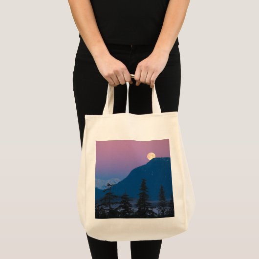 Nachtval in Alaska Tote Bag (Voorkant (product))