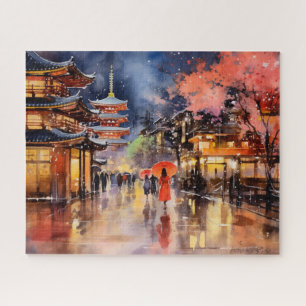 Nachtval in Gion Puzzel