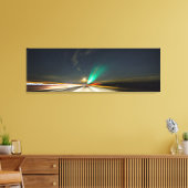 Nachtverkeer Canvas Afdruk (Insitu (Woonkamer))