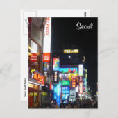 nachtverlichting briefkaart (Voorkant / Achterkant)