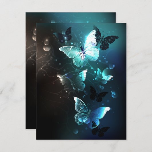 nachtvlinders aankondiging (Voorkant / Achterkant)