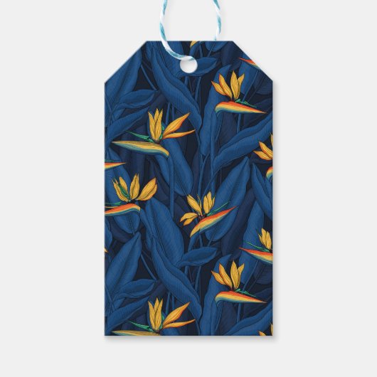 Nachtvogel van de paradijstuin 2 cadeaulabel (Voorkant)