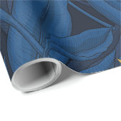 Nachtvogel van de paradijstuin 2 cadeaupapier (Rol Hoek)