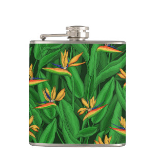 Nachtvogel van de paradijstuin heupfles