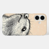 Nachtvosgeometrie Case-Mate iPhone Case (Achterkant (horizontaal))