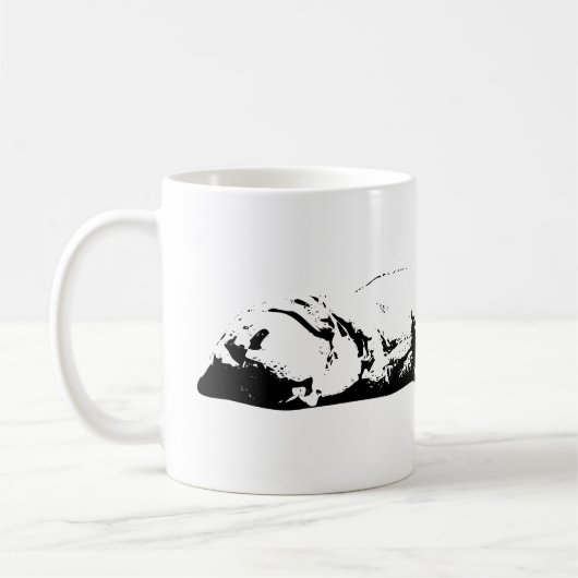 Nachtwacht, gemakkelijke ademhaling koffiemok (Links)