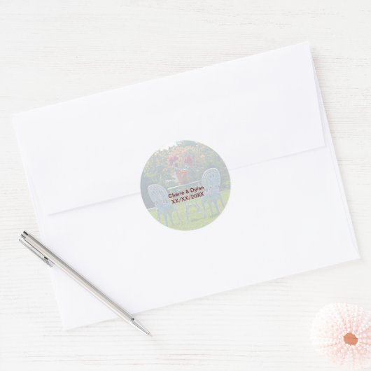 Nachtweide van de Liefde Wedding Stickers (Envelop)