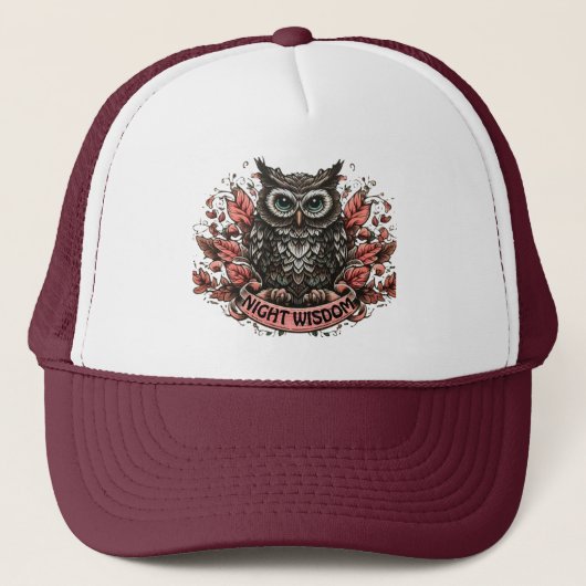 Nachtwijsheid Trucker Pet (Voorkant)