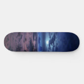 Nachtwoestijn Volle Maan Skateboard (Horizontaal)