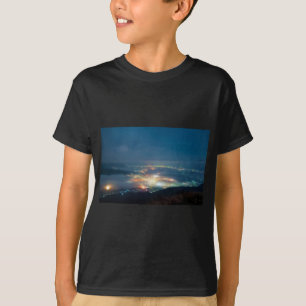Nachtzicht Aso Nacht Zee Van Wolken Japan Kumamoto T-shirt
