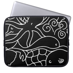 Nachtzwemmen Laptop Sleeve