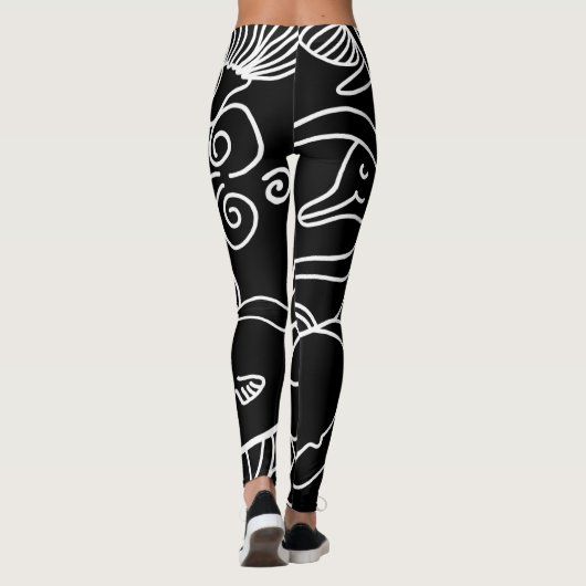 Nachtzwemmen Leggings (Achterkant)