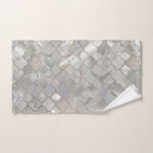 Nacre marocaine de motif de Quatrefoil (Serviette à main)