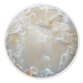 Nacre Pearl Natuur Pattern Keramische Knop (Voorkant)