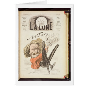 Nadar (1820-1910), titelpagina "La Lune", publicee