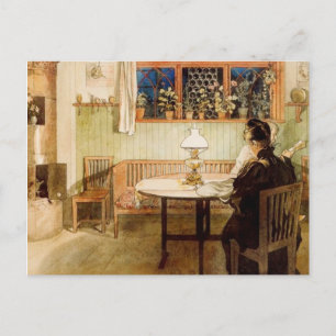 Nadat de kinderen naar bed zijn gegaan briefkaart