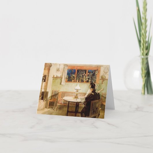 Nadat de kinderen naar bed zijn gegaan notitiekaartje (Voorkant)