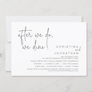 Nadat we dat hebben gedaan, gooien we de Elopement Kaart