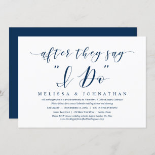 Nadat ze zeggen dat ik dat wel doe, trouwt ze met kaart