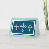 Nadenkende, christelijke bidkaart kaart (Voorkant)