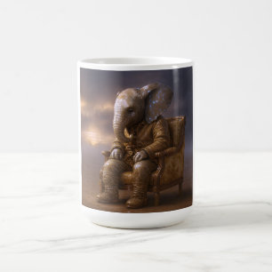 Nadenkende Olifant Heer Kunst Koffiemok