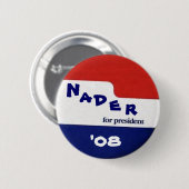 Nader '08 Button (Voorkant /achterkant)