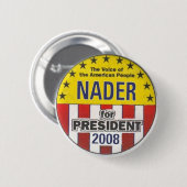 Nader 2008-Button Ronde Button 5,7 Cm (Voorkant /achterkant)