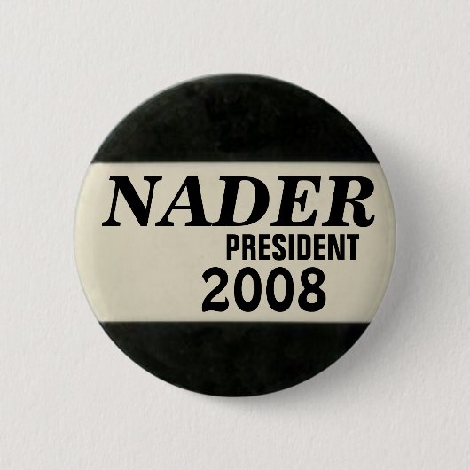 Nader Black en White Button (Voorkant)