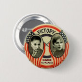 Nader en Gonzalez Ronde Button 5,7 Cm (Voorkant /achterkant)