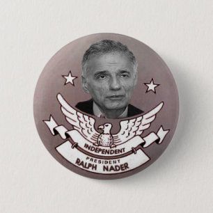 Nader Independent President Button