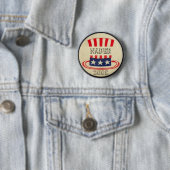 Nader oom Sam Top Hat Button (In situ)