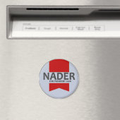 Nader Red Ribbon Button Magneet (Insitu (Vaatwasser))