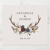 Nadere gegevens over gebloof, bloem- en strembruil bier etiket (Enkel label)