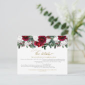 Nadere gegevens over het winterkerstfeest van Bour Kaart (Staand voorkant)