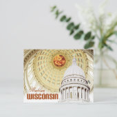 Nadere gegevens over het "Wisconsin State Capitol Briefkaart (Staand voorkant)