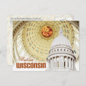 Nadere gegevens over het "Wisconsin State Capitol Briefkaart (Voorkant / Achterkant)