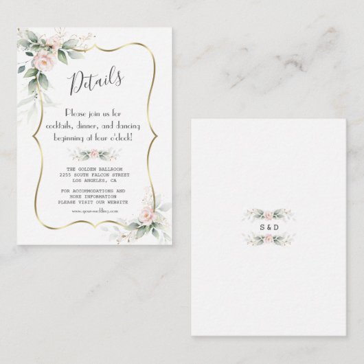 Nadere informatie over de Airy Waterverf Greenery Informatiekaartje (Voorkant / Achterkant)