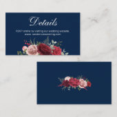 Nadere informatie over de marineverbinding van Nav Informatiekaartje (Voorkant / Achterkant)