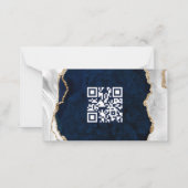 Nadere informatie over marmer, wit en goudpapier v notitiekaartje (Achterkant)