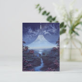 Nadering over Ring World Briefkaart (Staand voorkant)