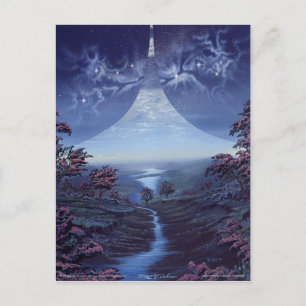 Nadering over Ring World Briefkaart