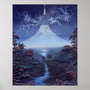 Nadering over Ring World Poster