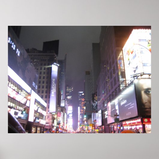 Nadering Times Square, New York NY Poster (Voorkant)