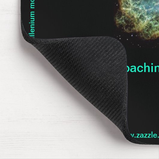 Nadering van Crab Nebula Mousepad Muismat (Hoek)
