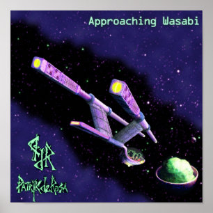 "Nadering van Wasabi" door Jason T. Reimche Poster